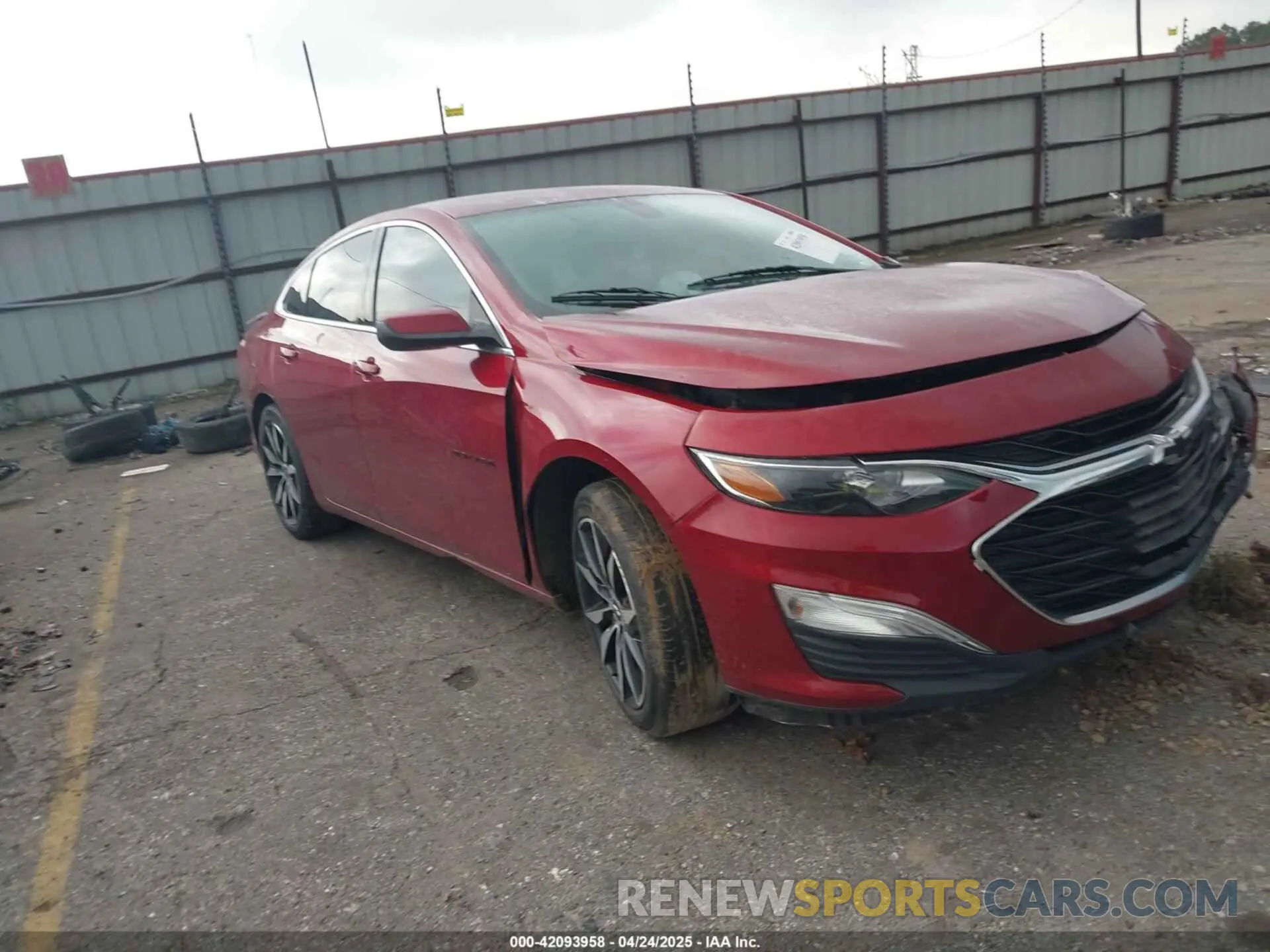1 Photograph of a damaged car 1G1ZG5ST0LF063858 CHEVROLET MALIBU 2020