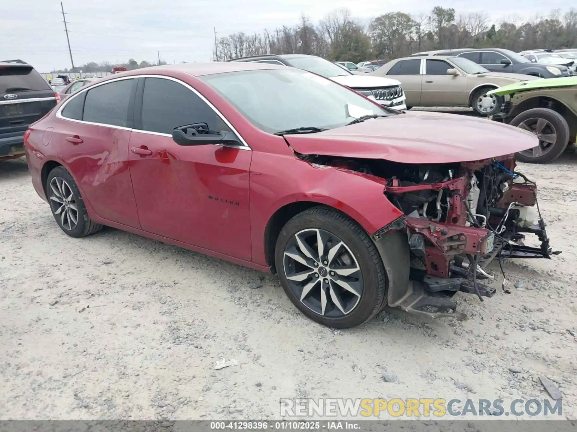 1 Photograph of a damaged car 1G1ZG5ST0LF087299 CHEVROLET MALIBU 2020