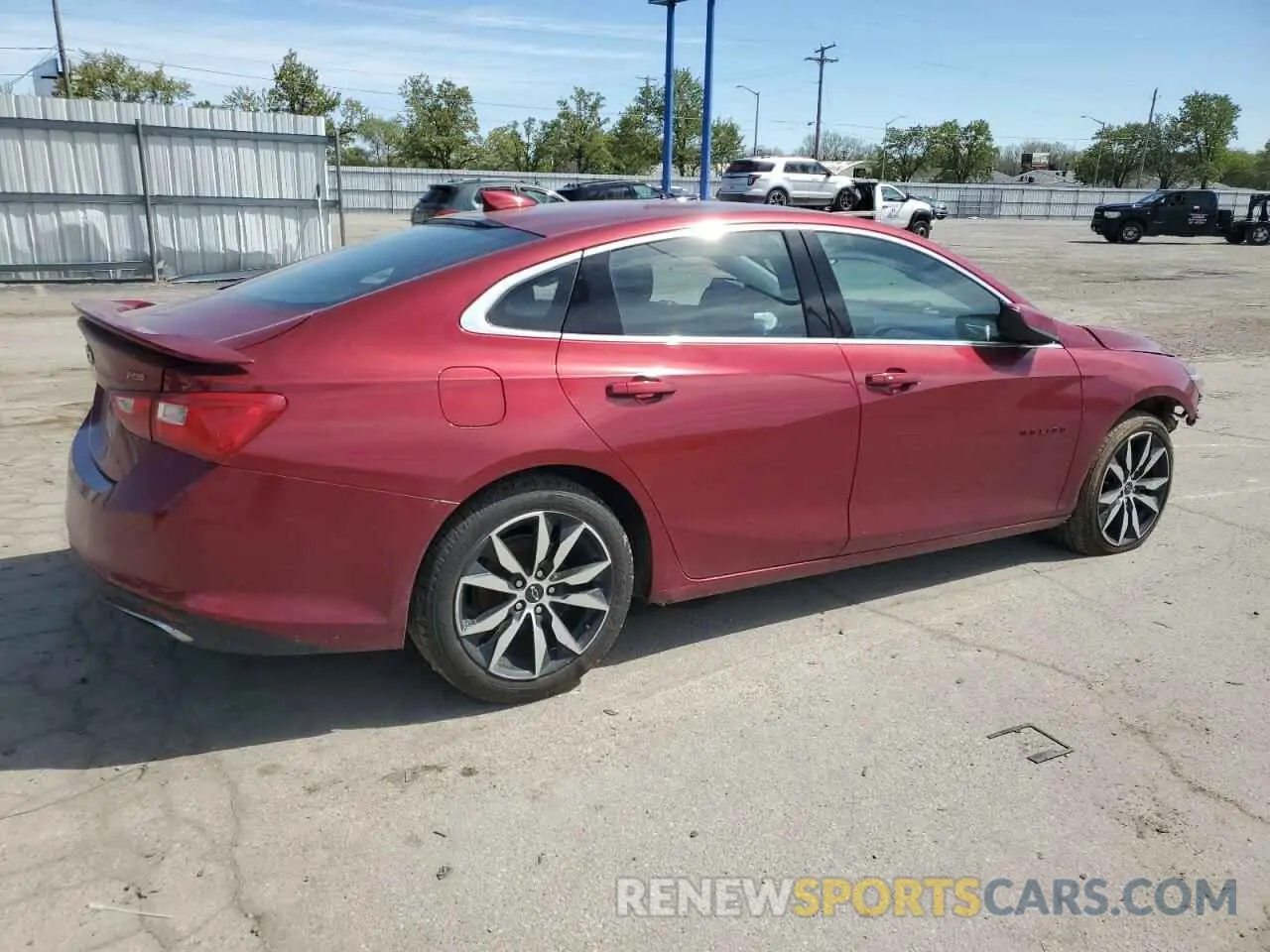 3 Photograph of a damaged car 1G1ZG5ST0LF113285 CHEVROLET MALIBU 2020