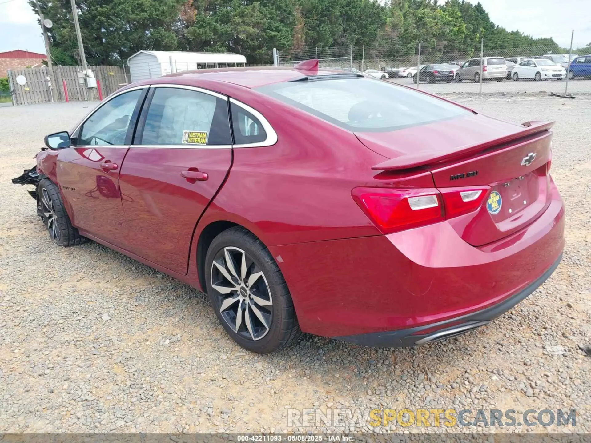 3 Photograph of a damaged car 1G1ZG5ST0LF125131 CHEVROLET MALIBU 2020