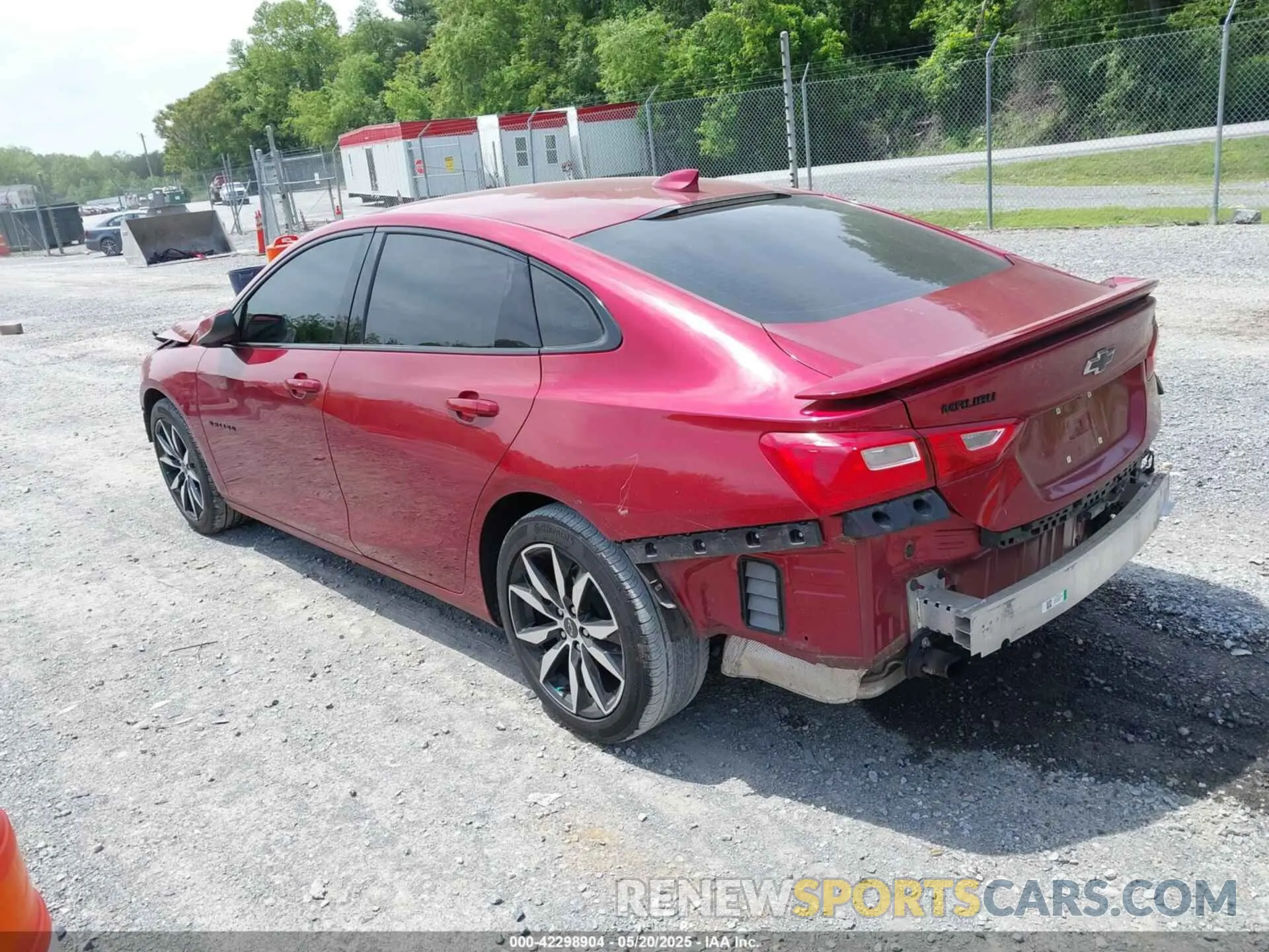 3 Photograph of a damaged car 1G1ZG5ST0LF125355 CHEVROLET MALIBU 2020
