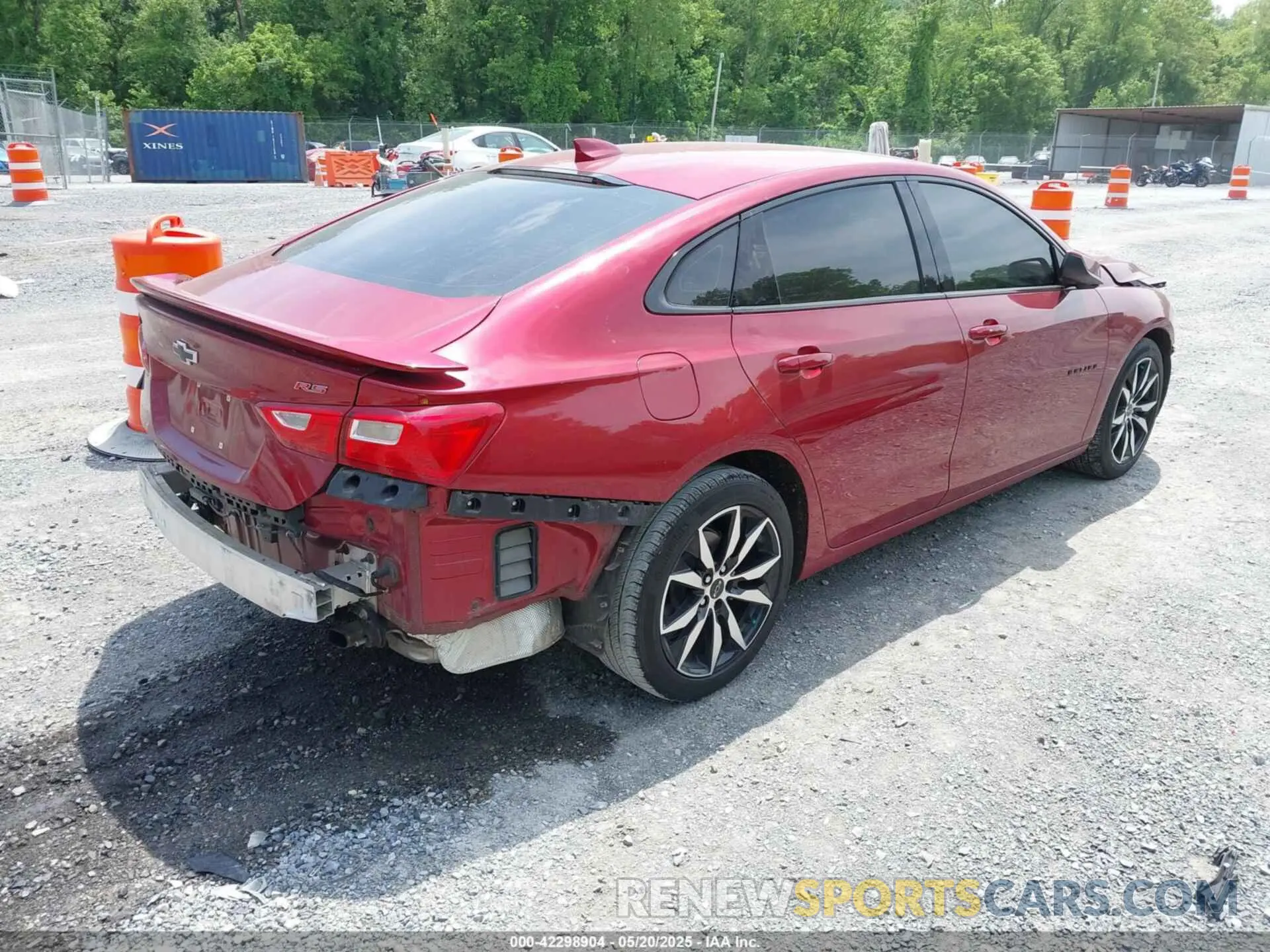 4 Photograph of a damaged car 1G1ZG5ST0LF125355 CHEVROLET MALIBU 2020