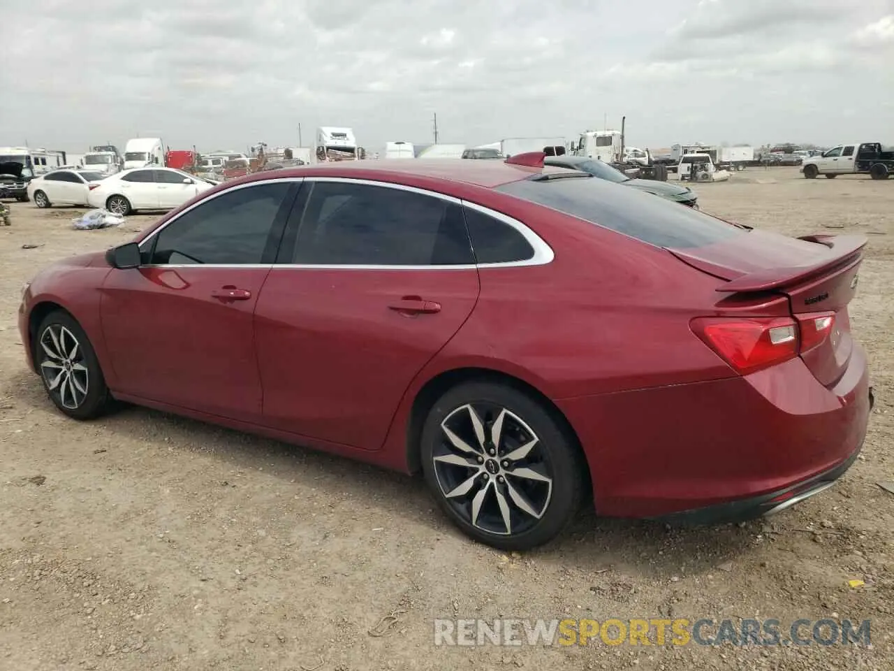 2 Photograph of a damaged car 1G1ZG5ST1LF066171 CHEVROLET MALIBU 2020