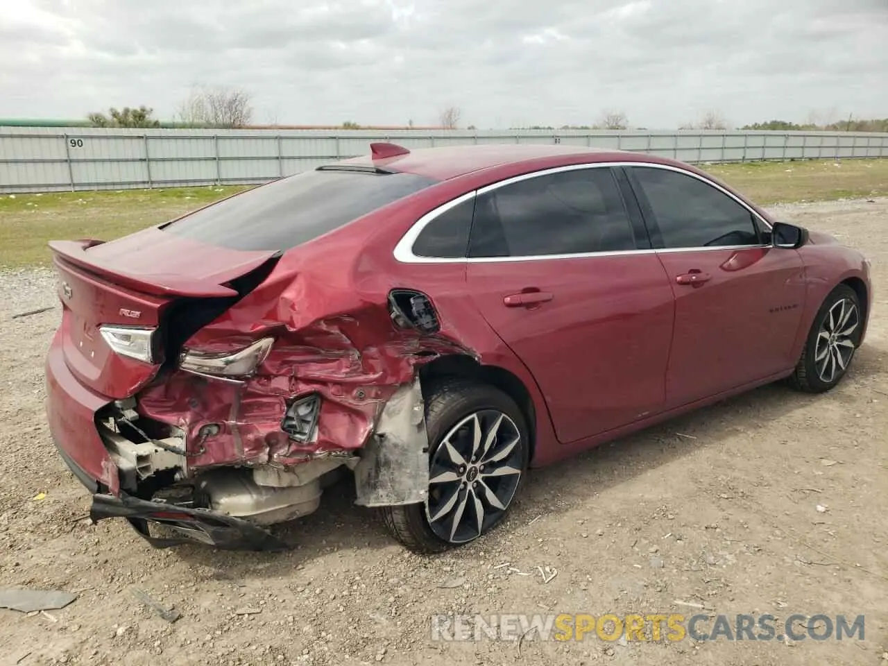 3 Photograph of a damaged car 1G1ZG5ST1LF066171 CHEVROLET MALIBU 2020