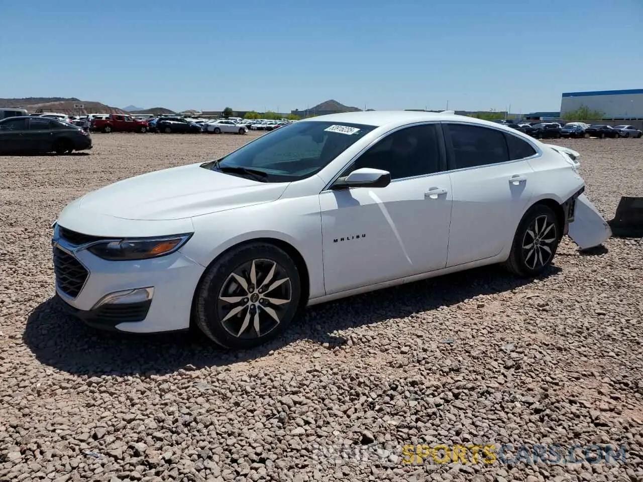 1 Photograph of a damaged car 1G1ZG5ST2LF023622 CHEVROLET MALIBU 2020