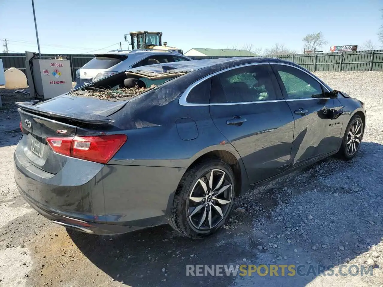 3 Photograph of a damaged car 1G1ZG5ST2LF026486 CHEVROLET MALIBU 2020