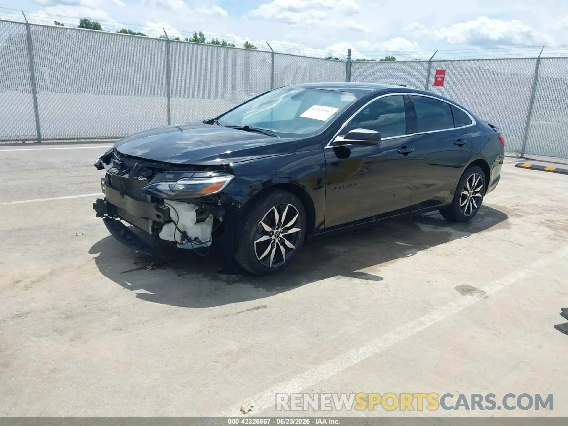 2 Photograph of a damaged car 1G1ZG5ST2LF047144 CHEVROLET MALIBU 2020