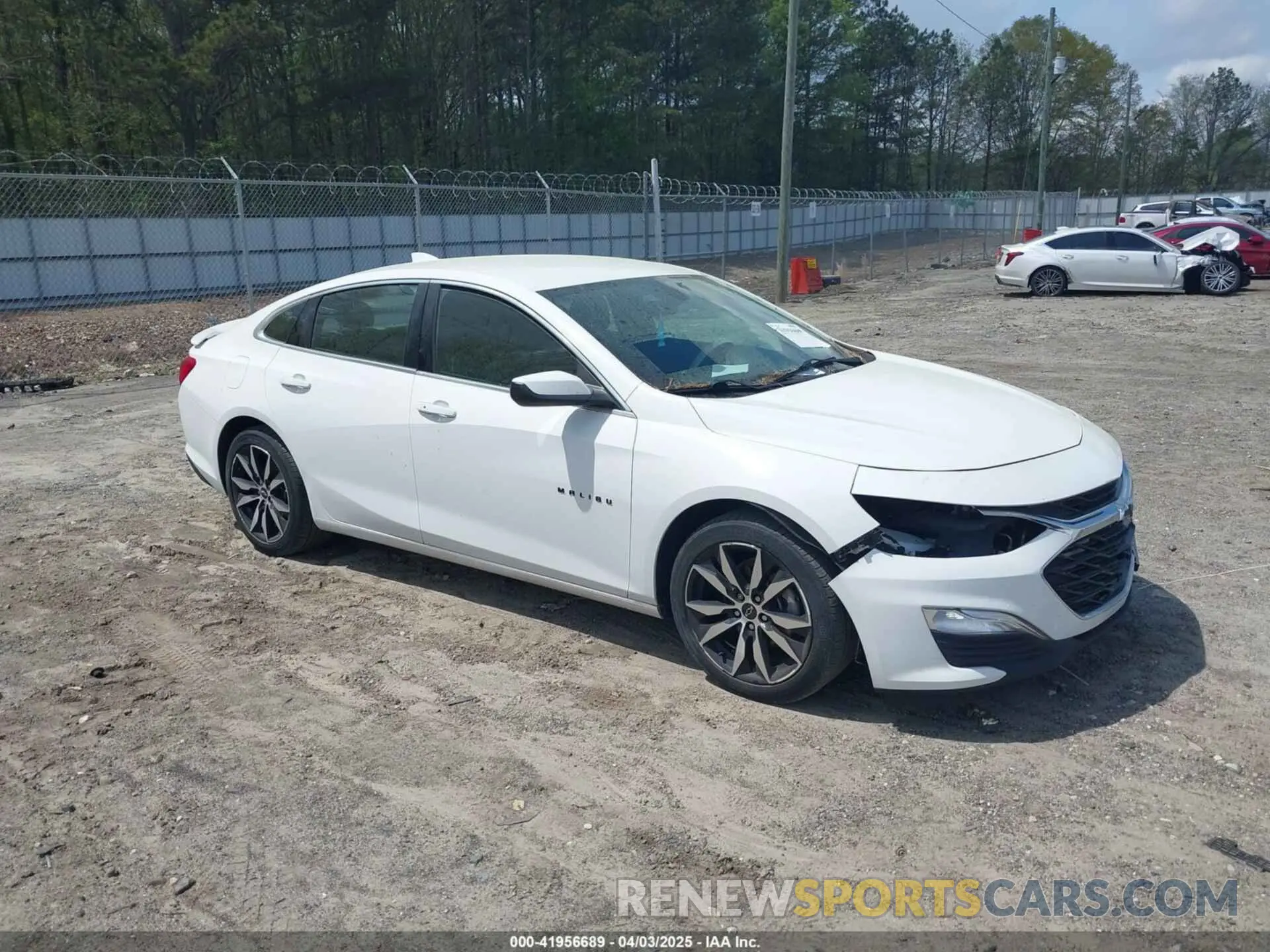 1 Photograph of a damaged car 1G1ZG5ST3LF023113 CHEVROLET MALIBU 2020
