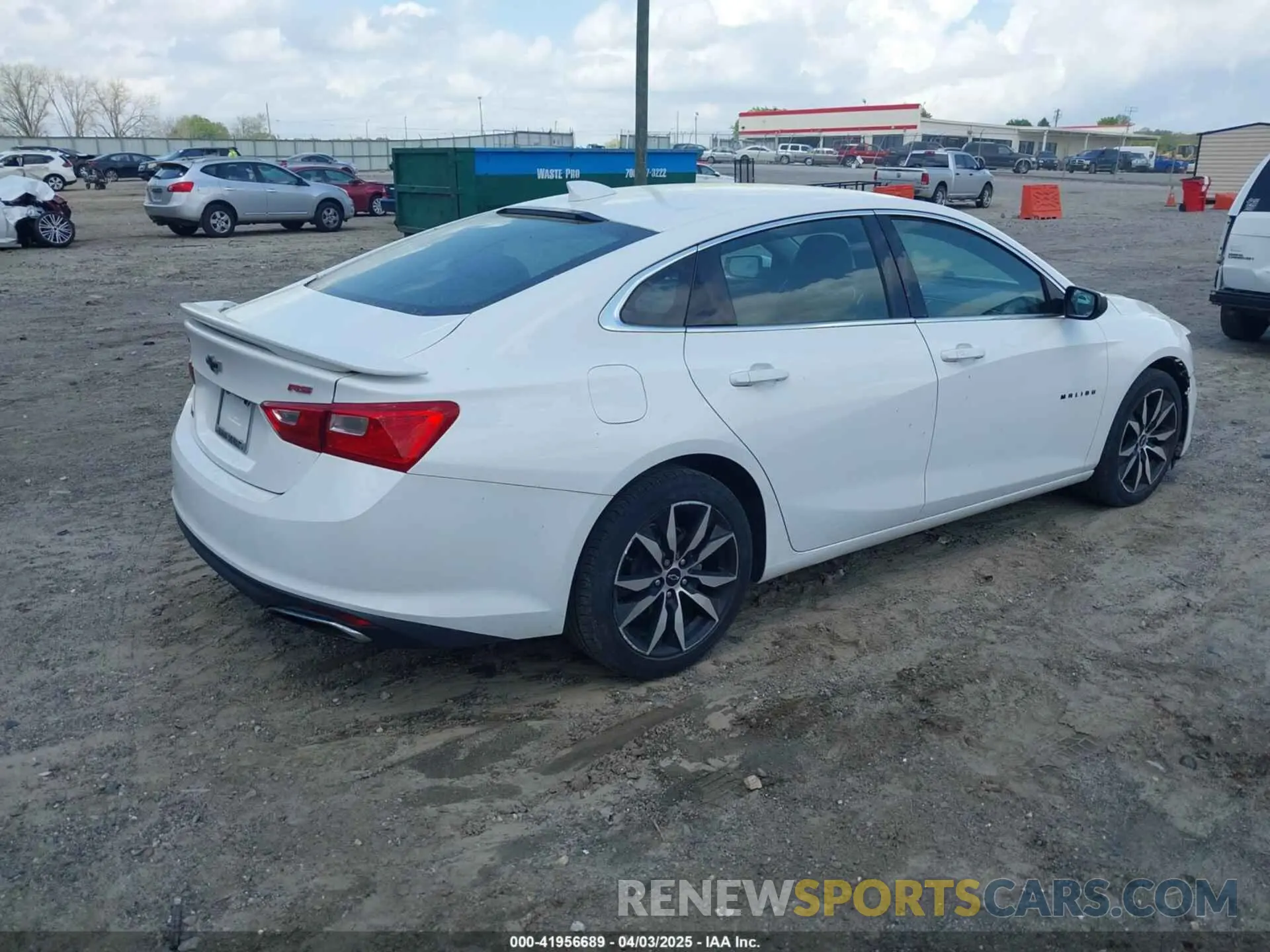 4 Photograph of a damaged car 1G1ZG5ST3LF023113 CHEVROLET MALIBU 2020