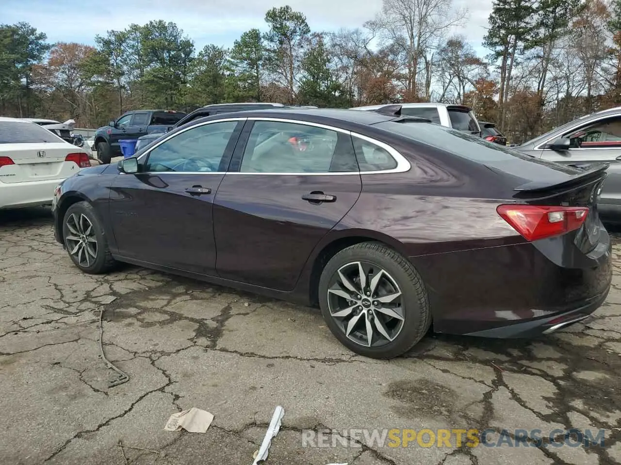 2 Photograph of a damaged car 1G1ZG5ST3LF024228 CHEVROLET MALIBU 2020