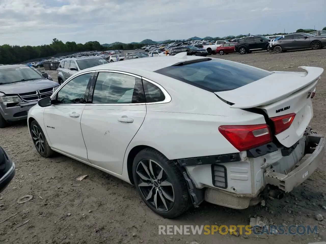 2 Photograph of a damaged car 1G1ZG5ST3LF057102 CHEVROLET MALIBU 2020