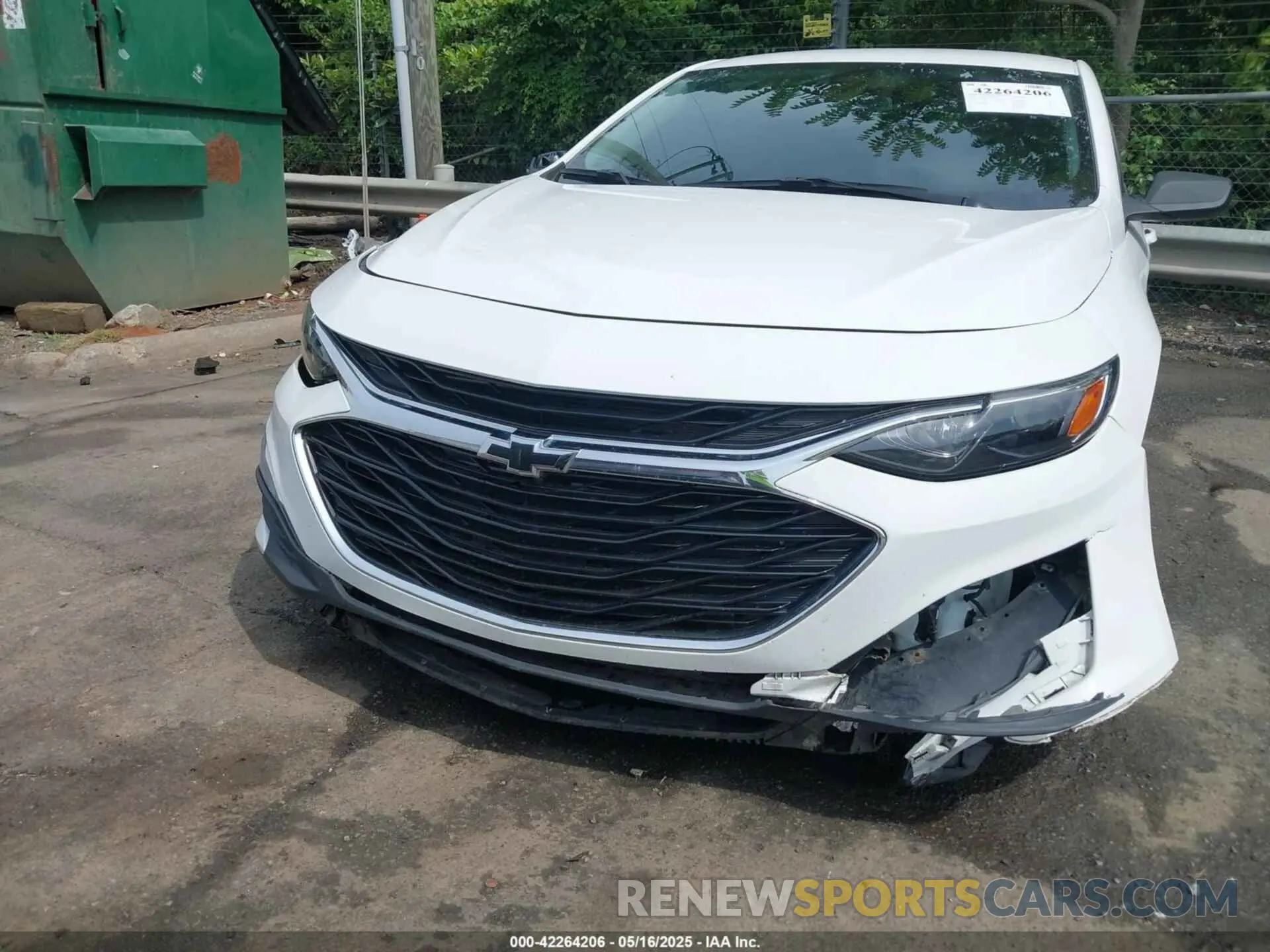 6 Photograph of a damaged car 1G1ZG5ST3LF114981 CHEVROLET MALIBU 2020