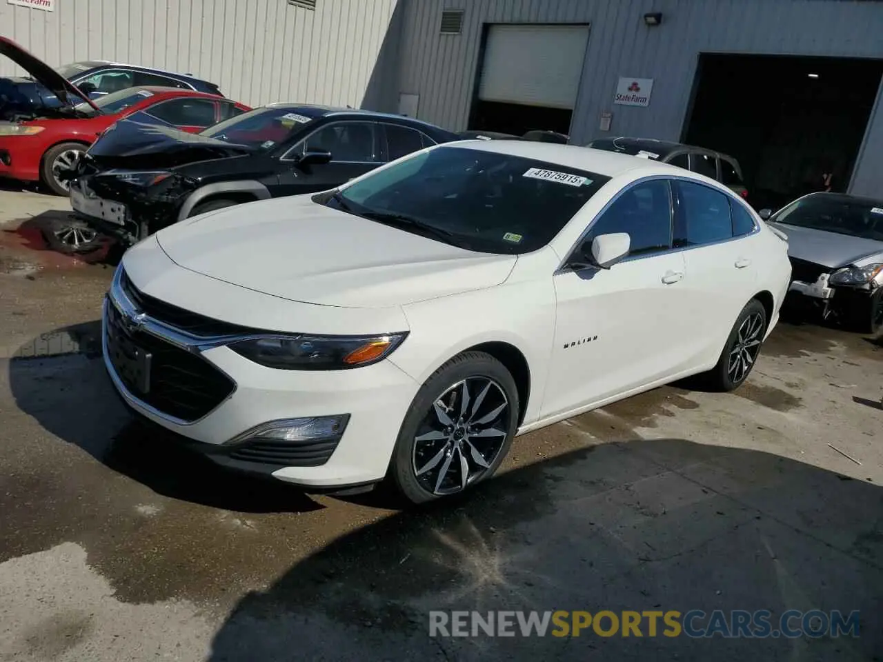 1 Photograph of a damaged car 1G1ZG5ST3LF128542 CHEVROLET MALIBU 2020