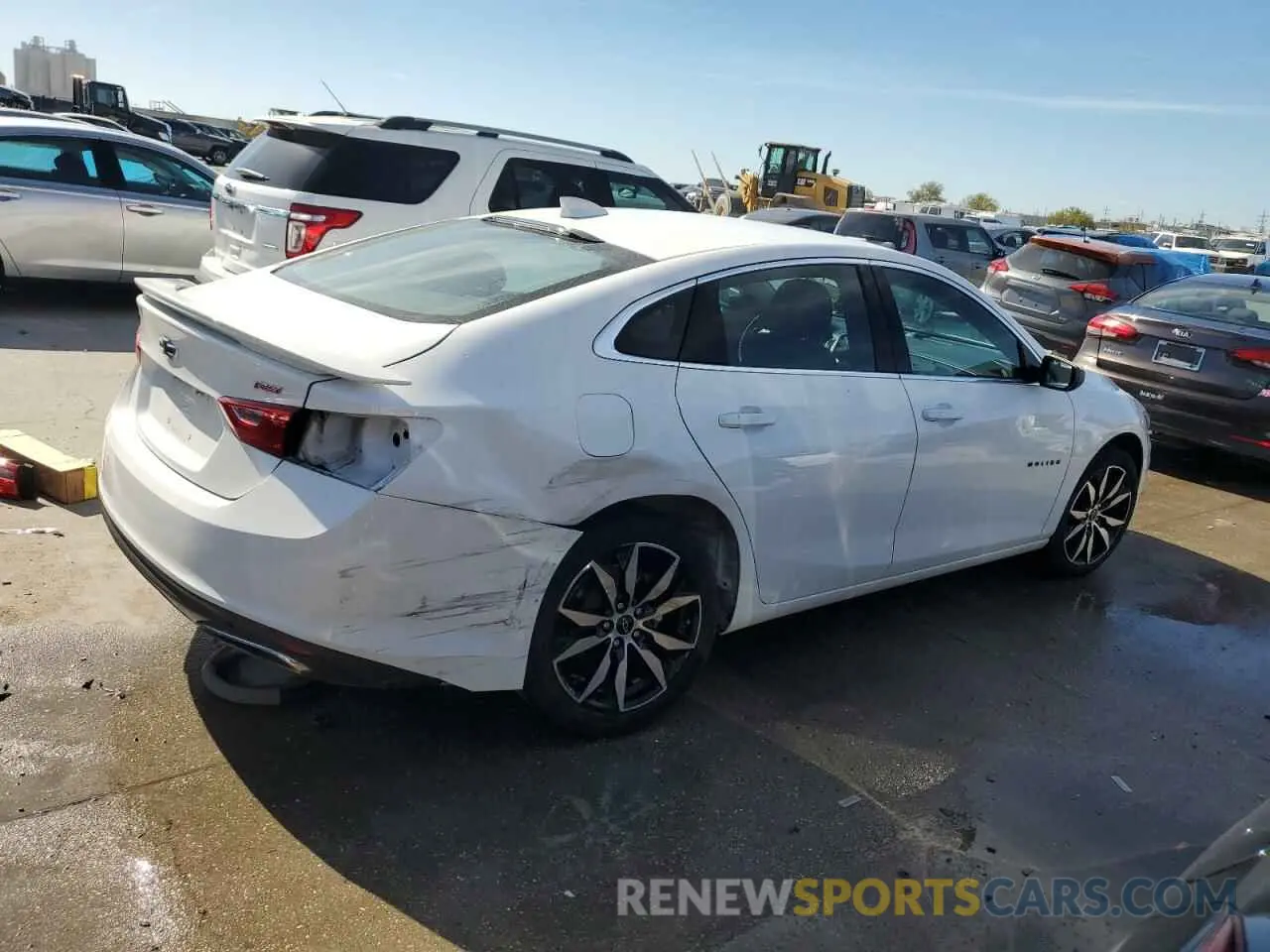 3 Photograph of a damaged car 1G1ZG5ST3LF128542 CHEVROLET MALIBU 2020