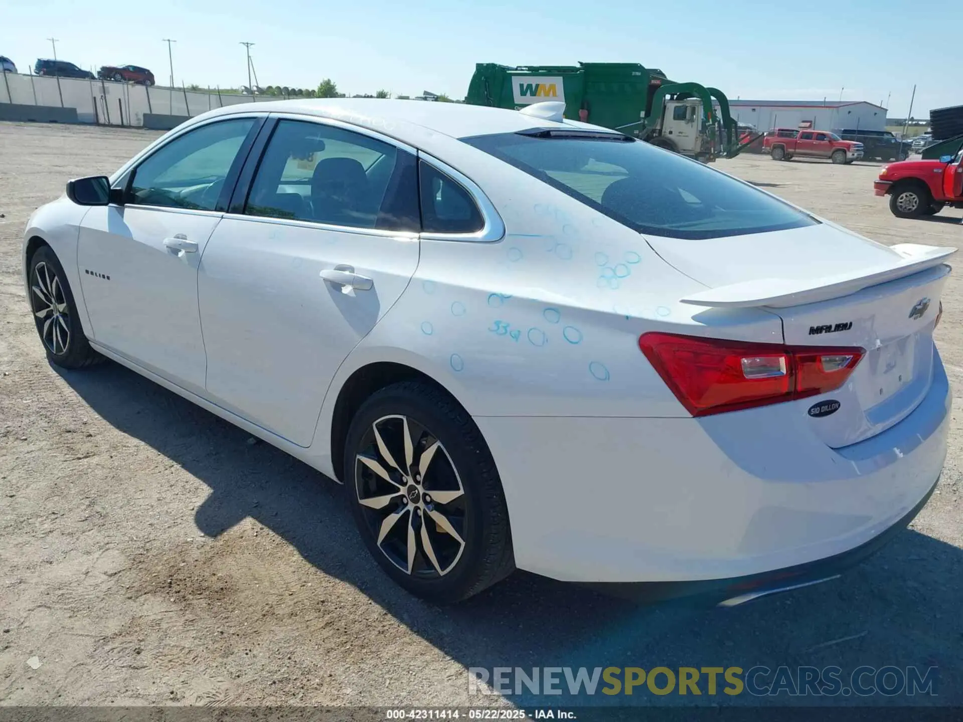 3 Photograph of a damaged car 1G1ZG5ST3LF134549 CHEVROLET MALIBU 2020