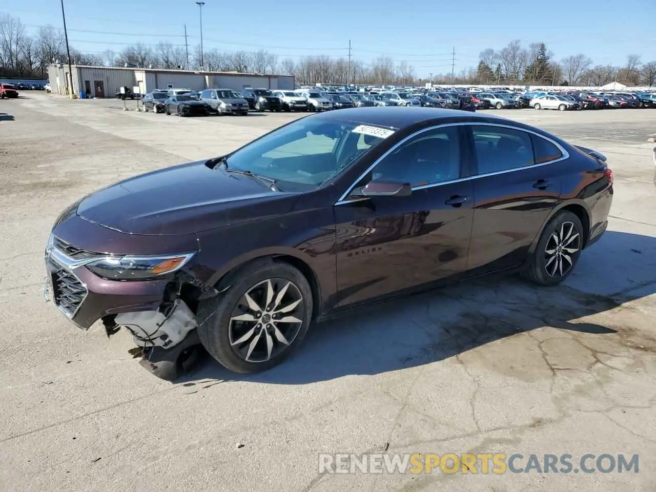 1 Photograph of a damaged car 1G1ZG5ST4LF086320 CHEVROLET MALIBU 2020