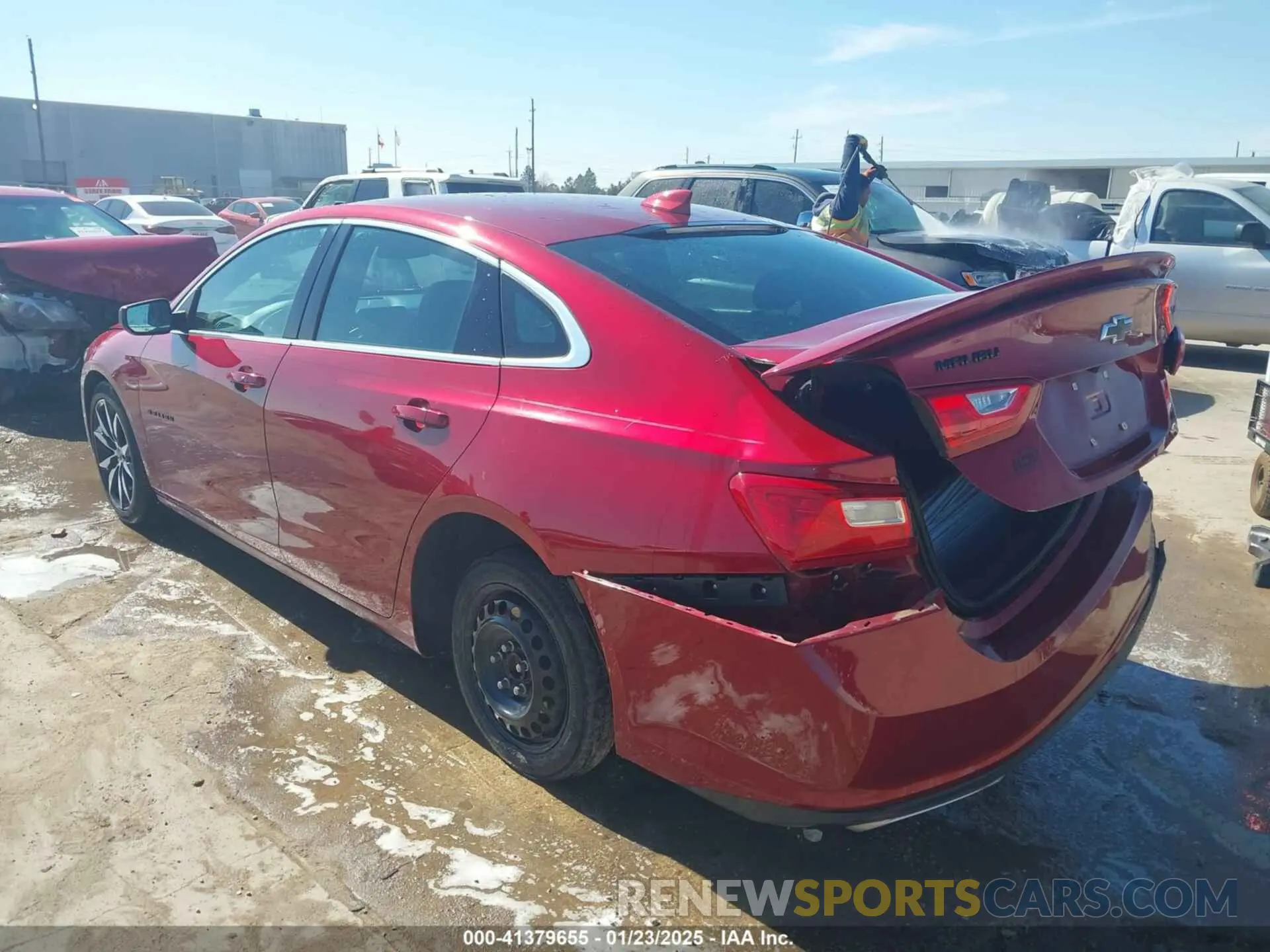 3 Photograph of a damaged car 1G1ZG5ST4LF116626 CHEVROLET MALIBU 2020