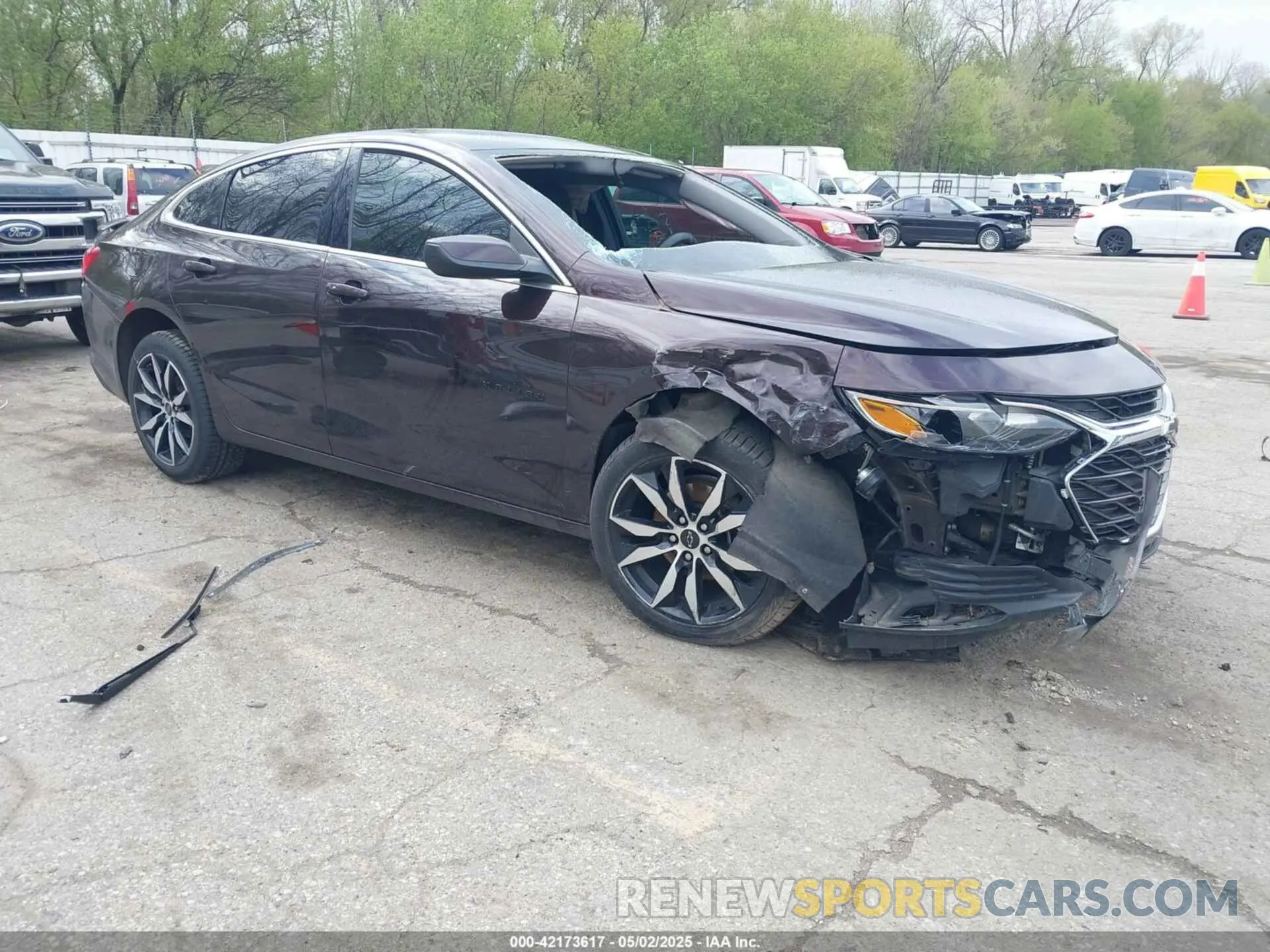 1 Photograph of a damaged car 1G1ZG5ST4LF117503 CHEVROLET MALIBU 2020