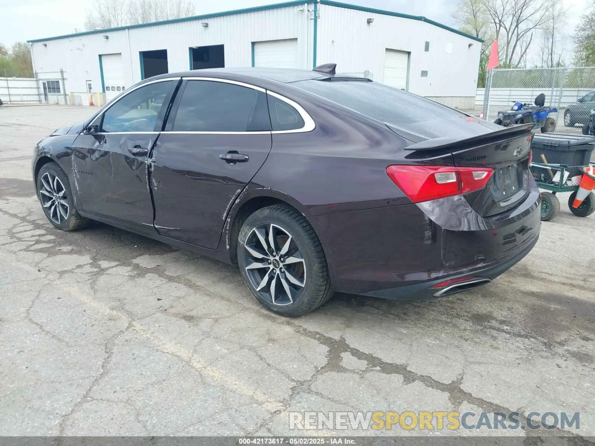 3 Photograph of a damaged car 1G1ZG5ST4LF117503 CHEVROLET MALIBU 2020