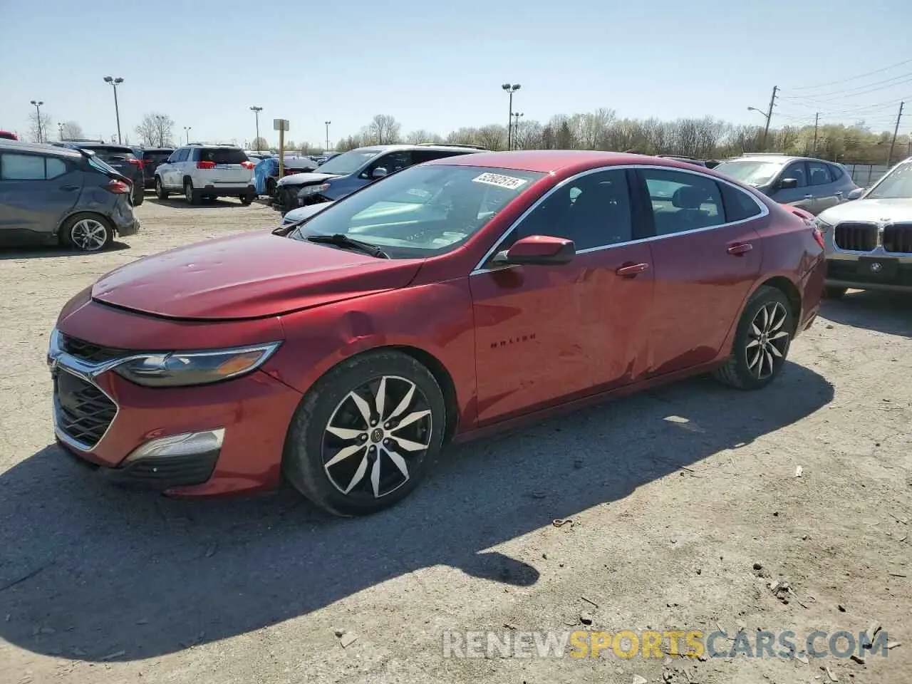 1 Photograph of a damaged car 1G1ZG5ST4LF132678 CHEVROLET MALIBU 2020