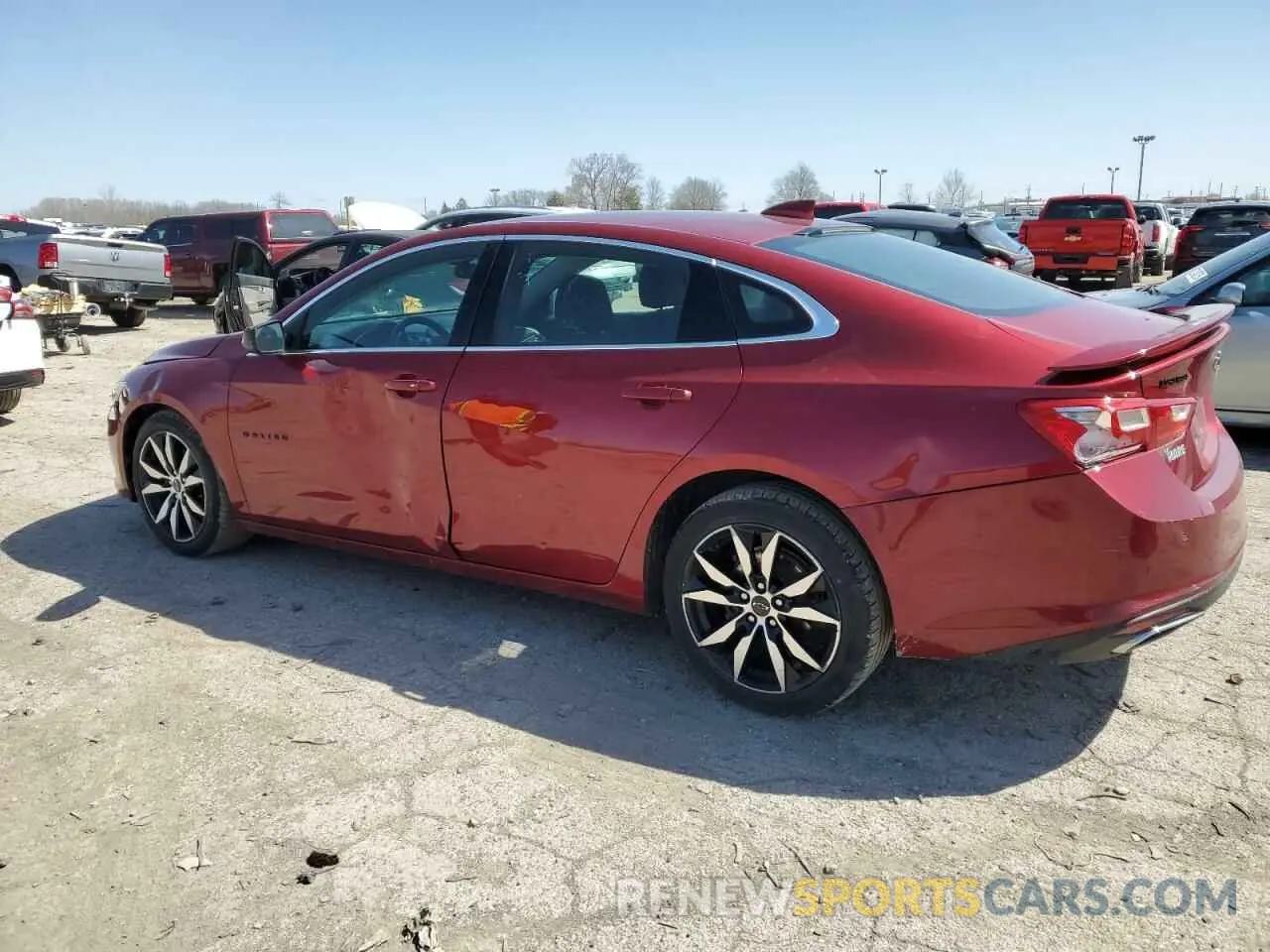 2 Photograph of a damaged car 1G1ZG5ST4LF132678 CHEVROLET MALIBU 2020