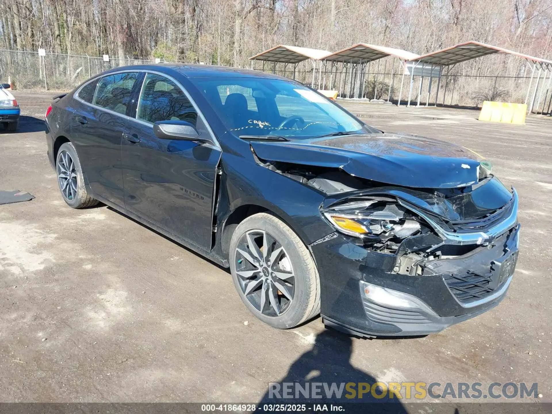 1 Photograph of a damaged car 1G1ZG5ST4LF152168 CHEVROLET MALIBU 2020