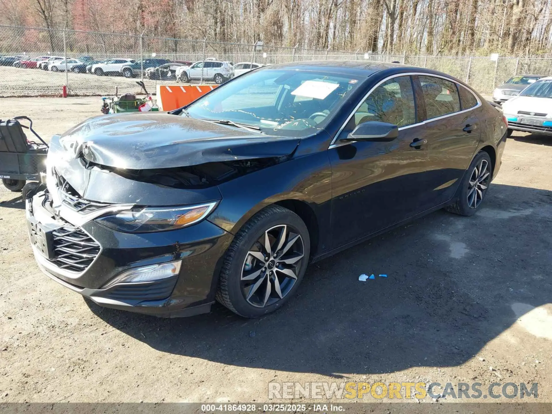 2 Photograph of a damaged car 1G1ZG5ST4LF152168 CHEVROLET MALIBU 2020