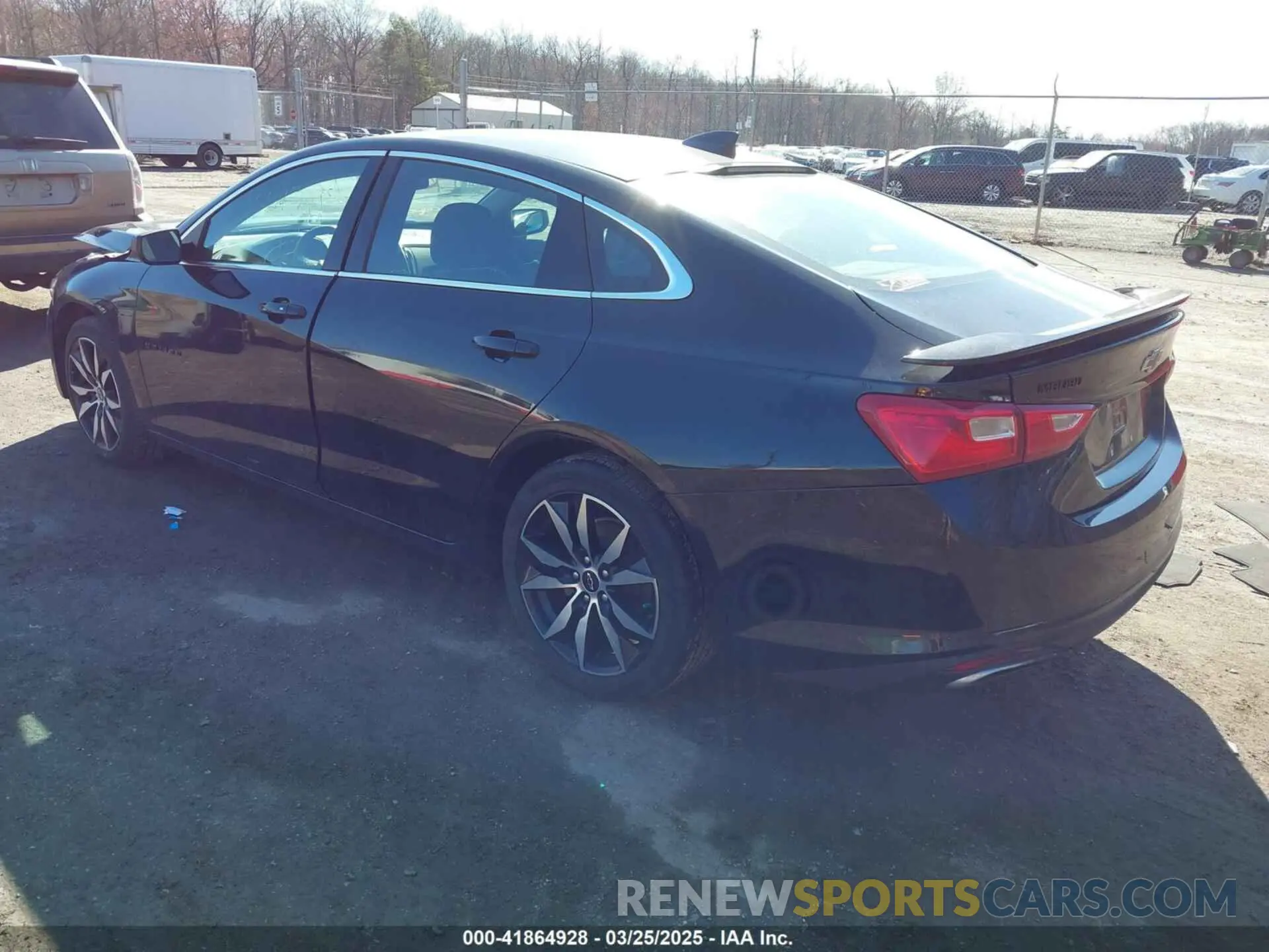3 Photograph of a damaged car 1G1ZG5ST4LF152168 CHEVROLET MALIBU 2020