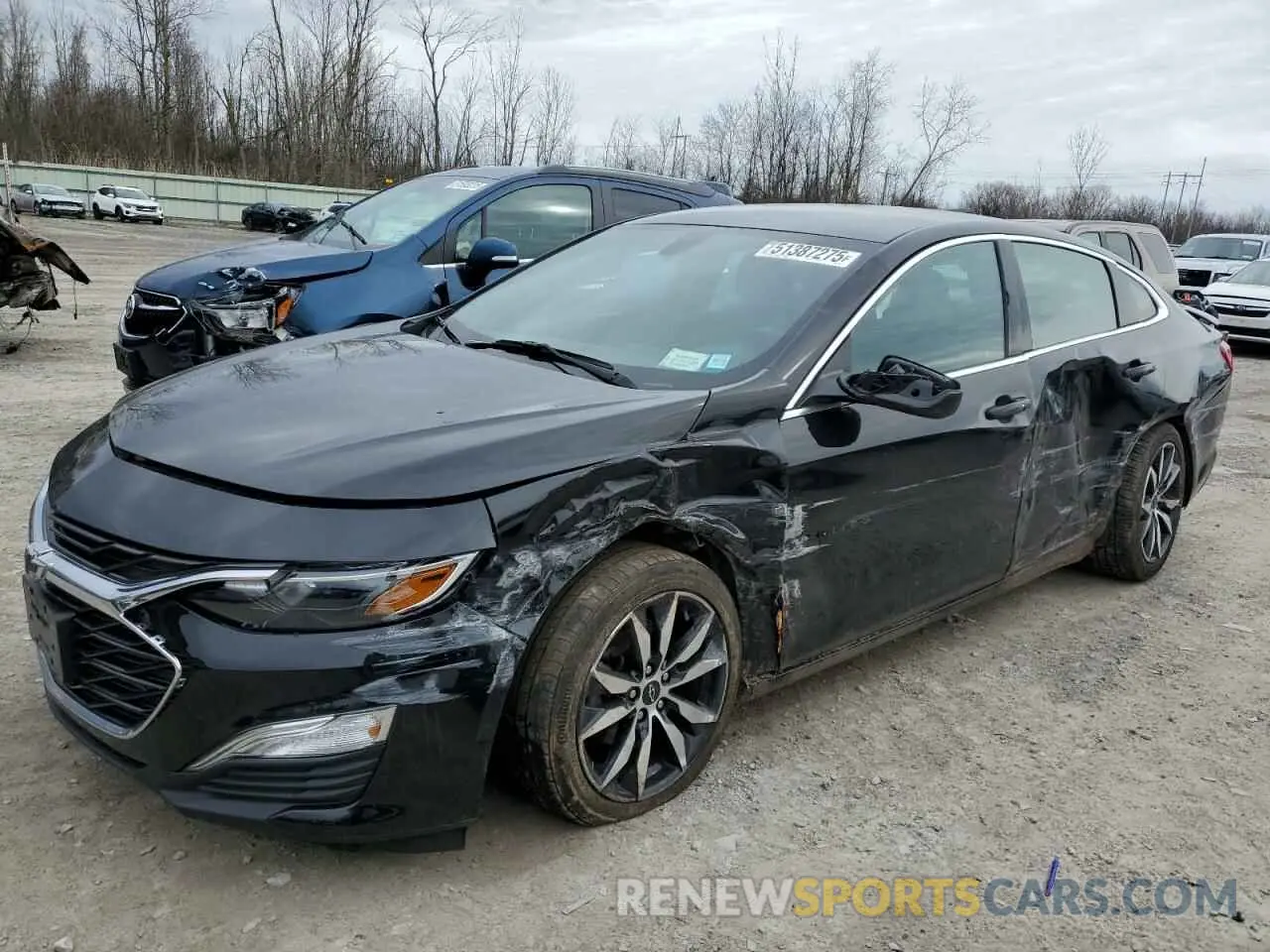 1 Photograph of a damaged car 1G1ZG5ST5LF078646 CHEVROLET MALIBU 2020