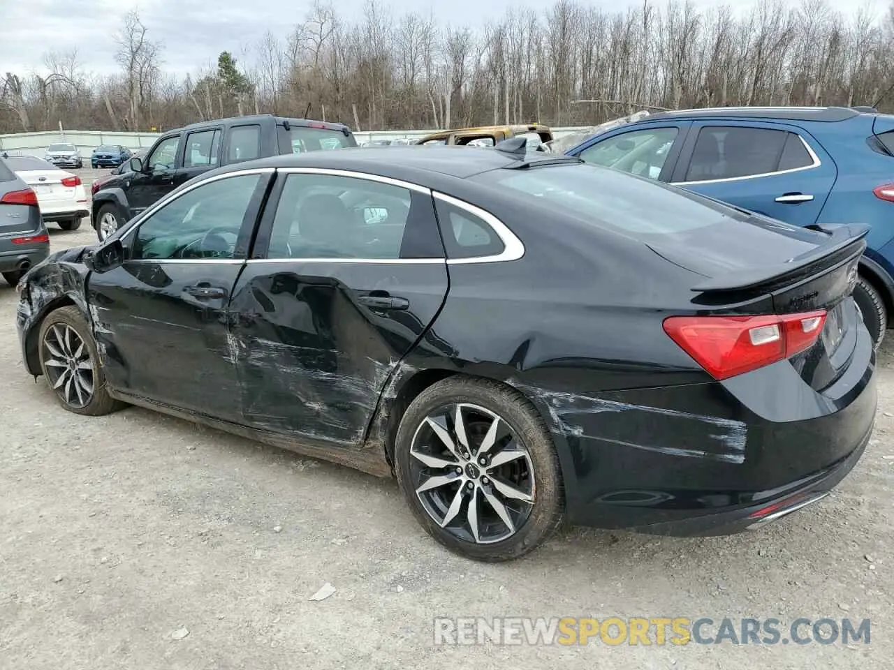 2 Photograph of a damaged car 1G1ZG5ST5LF078646 CHEVROLET MALIBU 2020