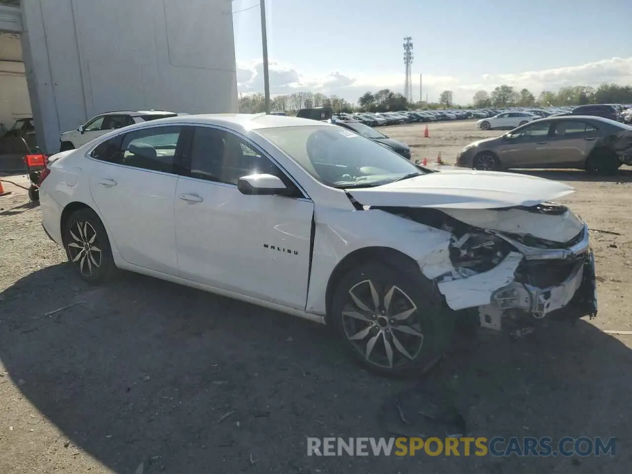 4 Photograph of a damaged car 1G1ZG5ST5LF119888 CHEVROLET MALIBU 2020