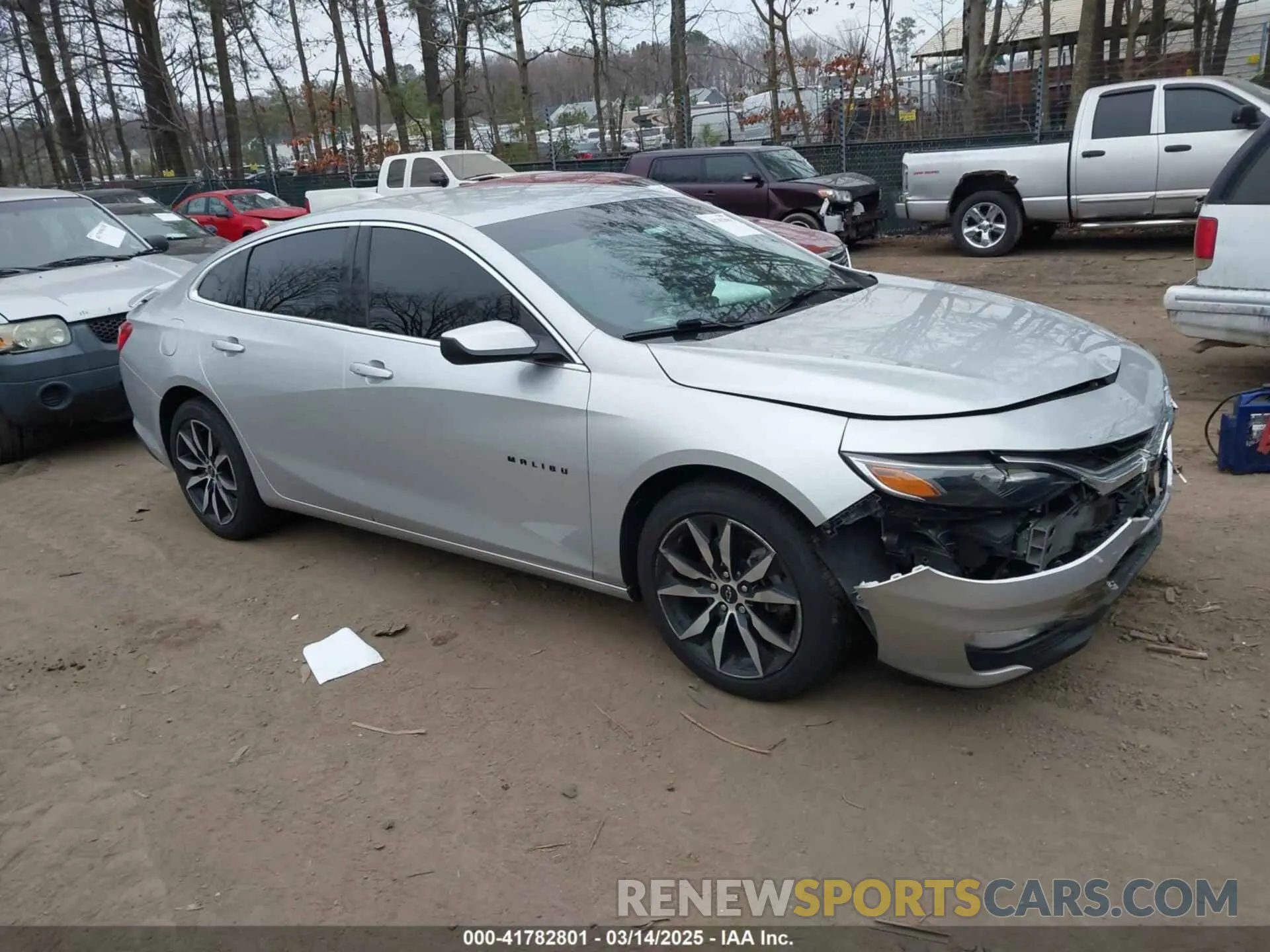 1 Photograph of a damaged car 1G1ZG5ST5LF126971 CHEVROLET MALIBU 2020