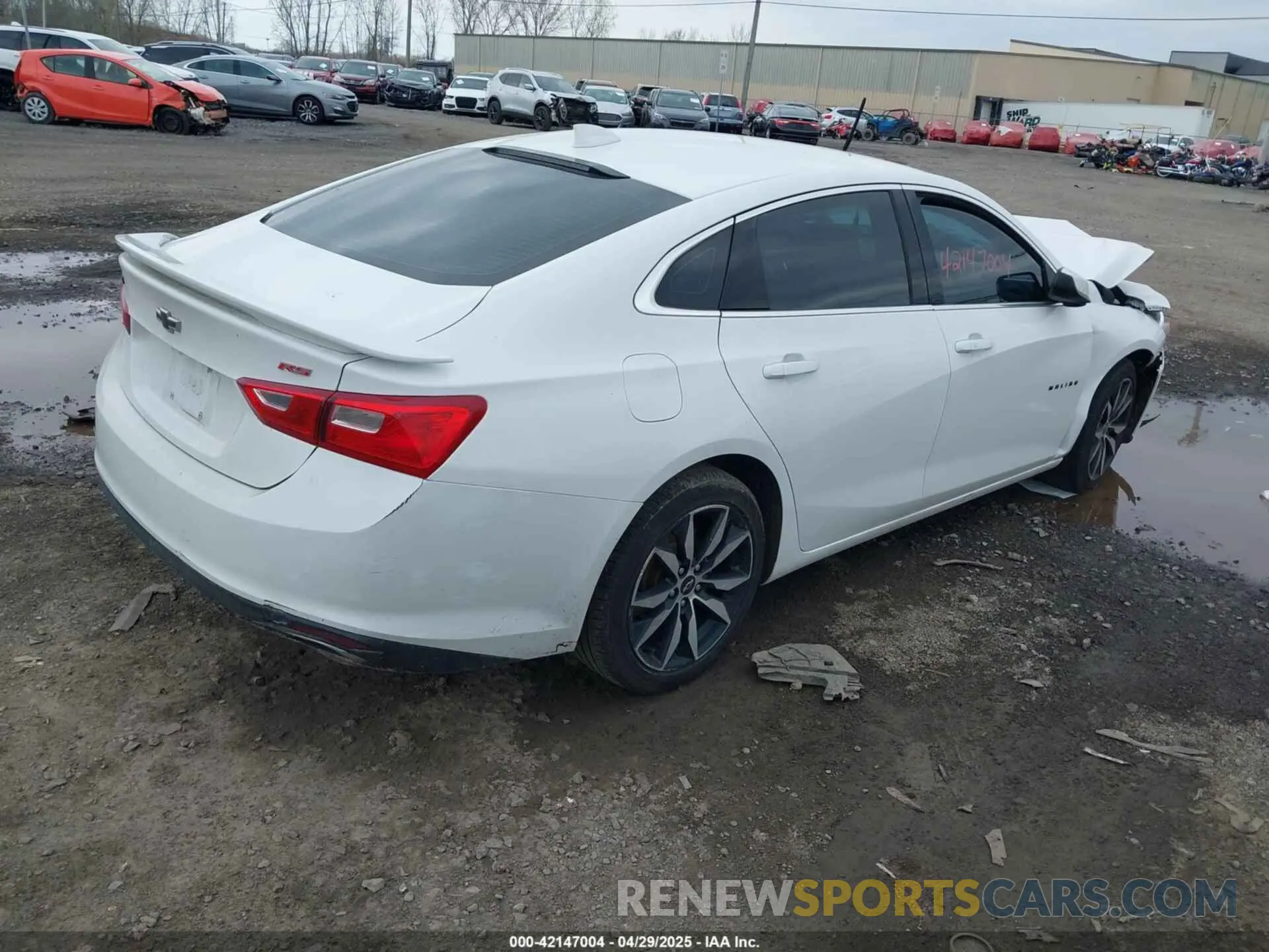 4 Photograph of a damaged car 1G1ZG5ST5LF139221 CHEVROLET MALIBU 2020
