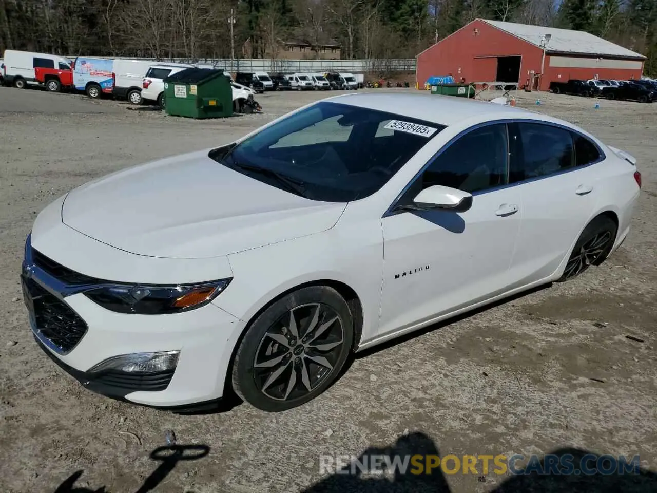 1 Photograph of a damaged car 1G1ZG5ST6LF116272 CHEVROLET MALIBU 2020