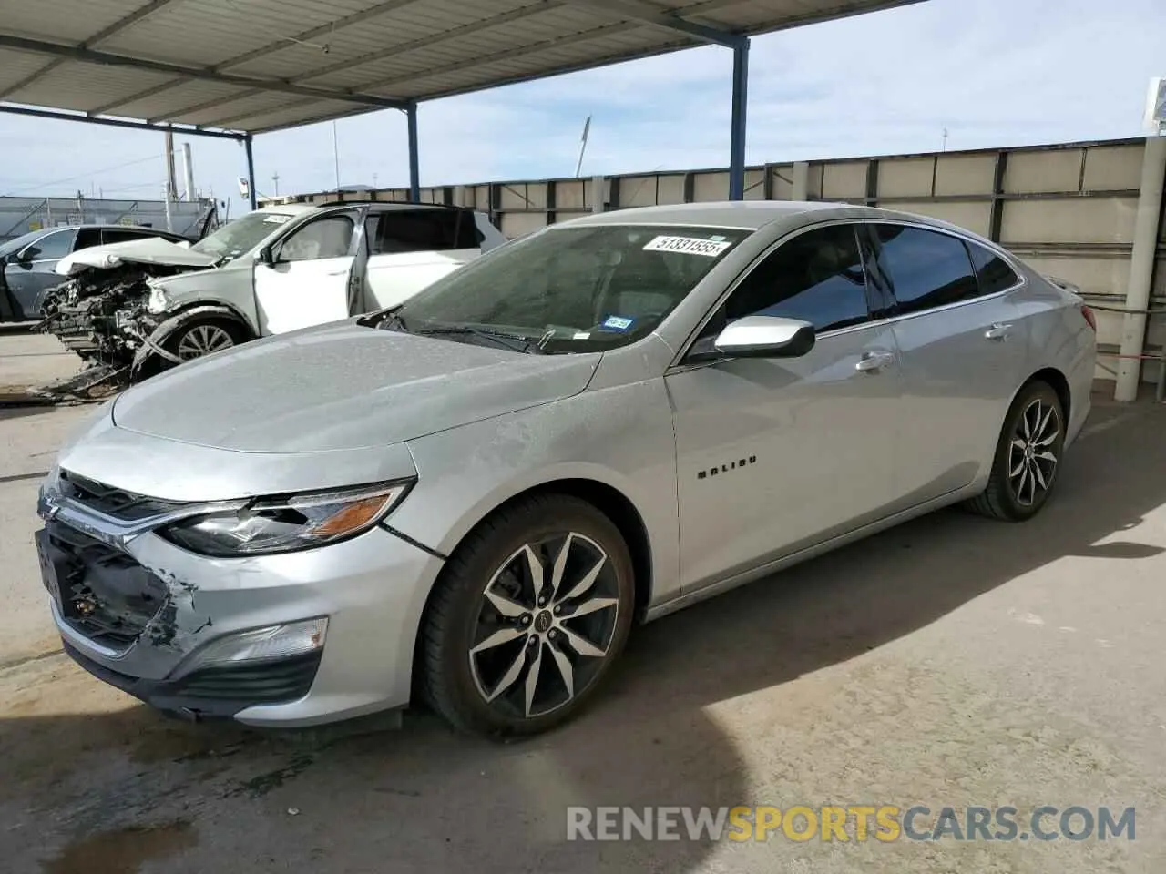 1 Photograph of a damaged car 1G1ZG5ST6LF140541 CHEVROLET MALIBU 2020
