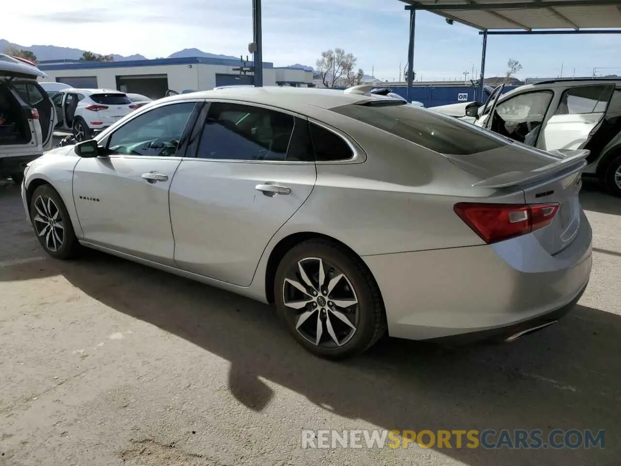 2 Photograph of a damaged car 1G1ZG5ST6LF140541 CHEVROLET MALIBU 2020