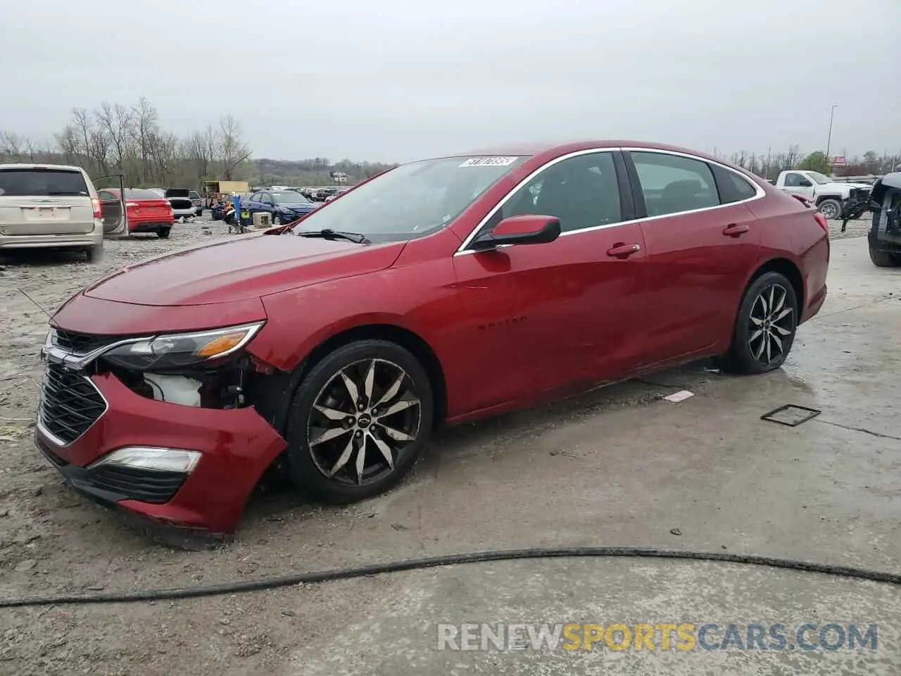 1 Photograph of a damaged car 1G1ZG5ST7LF045714 CHEVROLET MALIBU 2020