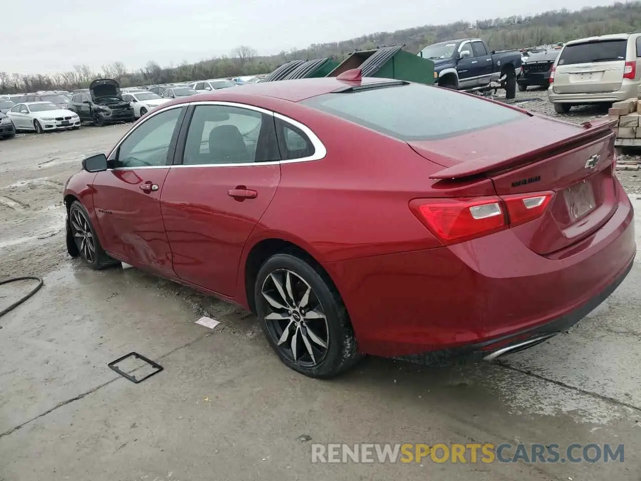 2 Photograph of a damaged car 1G1ZG5ST7LF045714 CHEVROLET MALIBU 2020