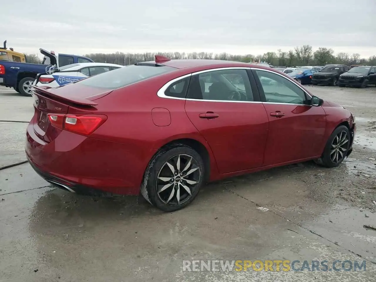 3 Photograph of a damaged car 1G1ZG5ST7LF045714 CHEVROLET MALIBU 2020