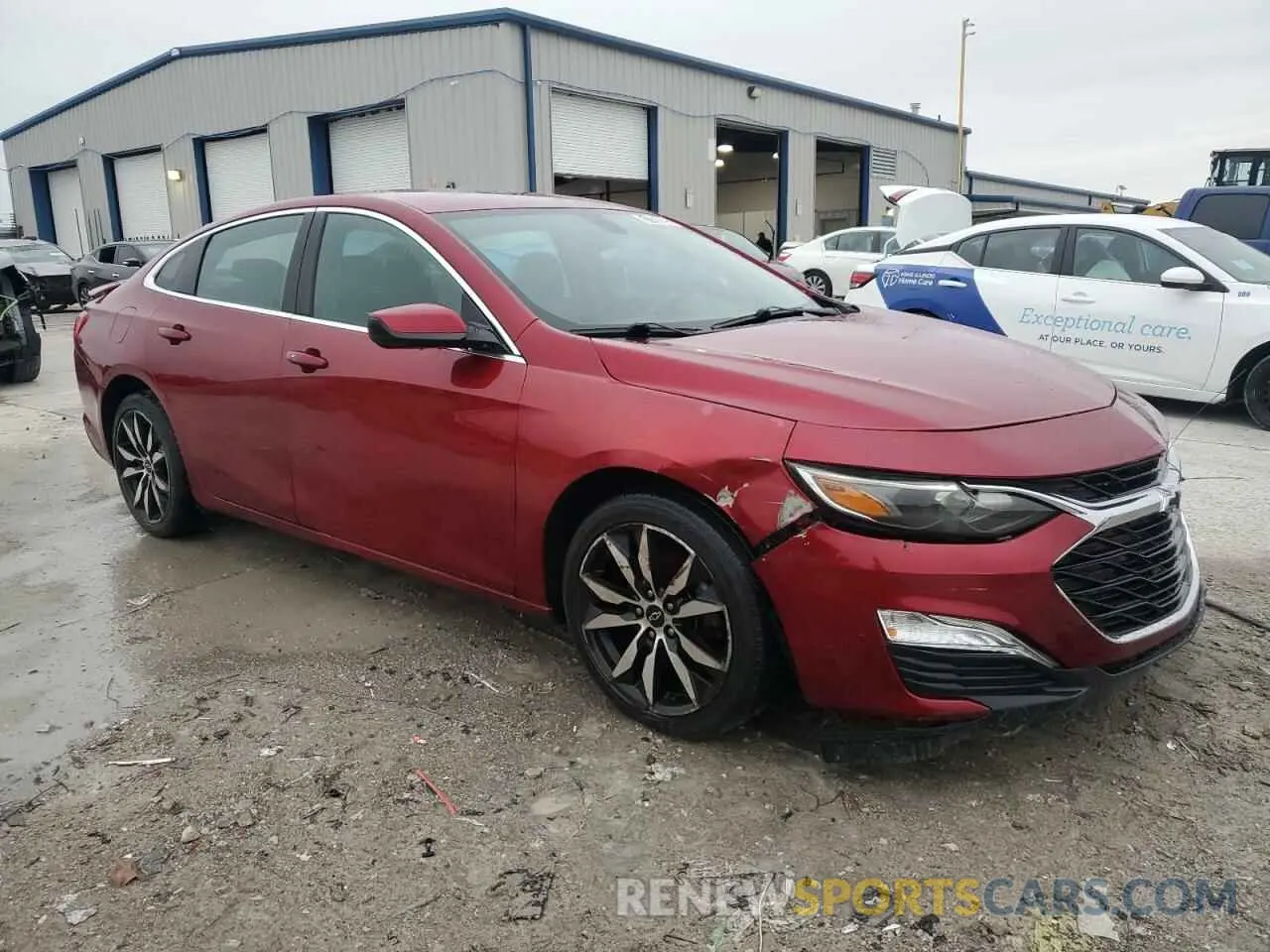 4 Photograph of a damaged car 1G1ZG5ST7LF045714 CHEVROLET MALIBU 2020
