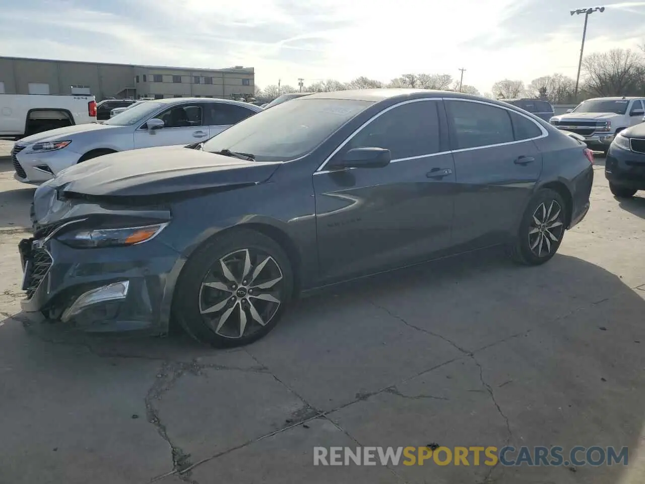 1 Photograph of a damaged car 1G1ZG5ST7LF057314 CHEVROLET MALIBU 2020