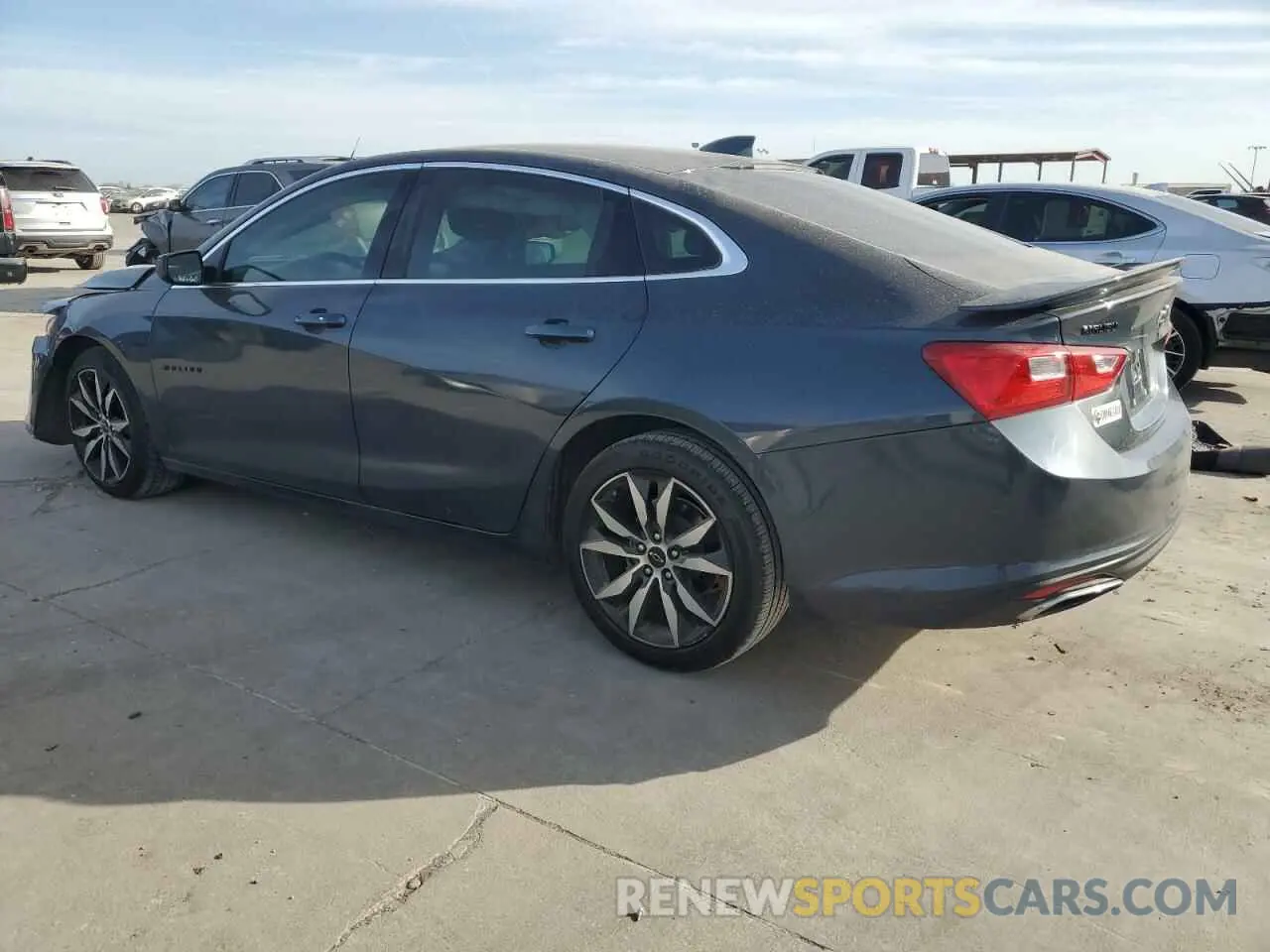 2 Photograph of a damaged car 1G1ZG5ST7LF057314 CHEVROLET MALIBU 2020