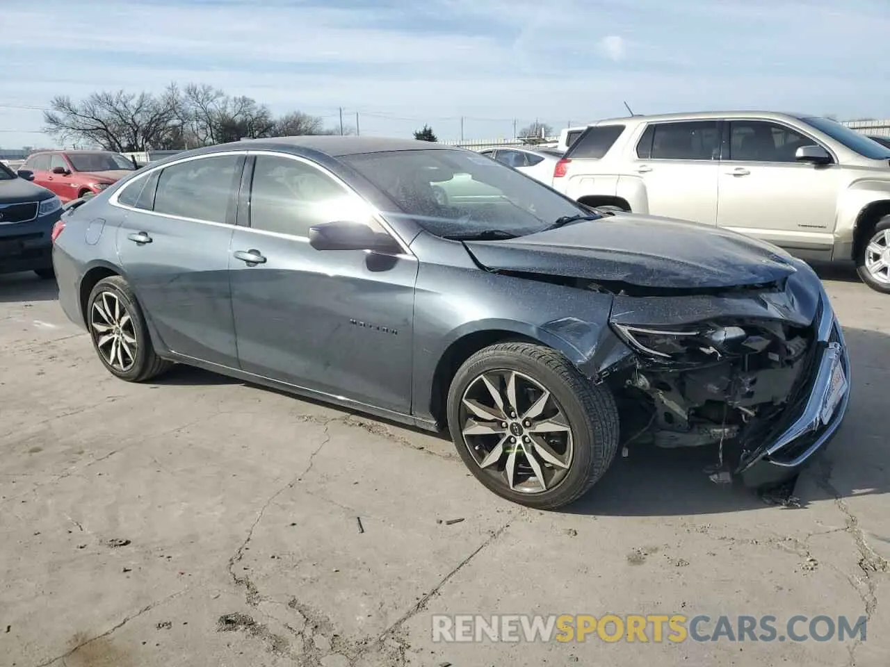 4 Photograph of a damaged car 1G1ZG5ST7LF057314 CHEVROLET MALIBU 2020