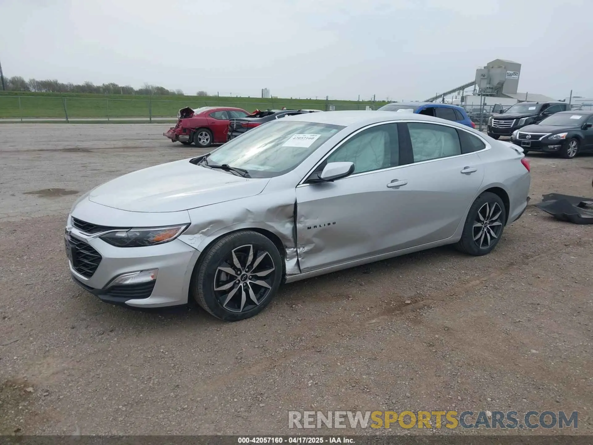2 Photograph of a damaged car 1G1ZG5ST7LF066286 CHEVROLET MALIBU 2020