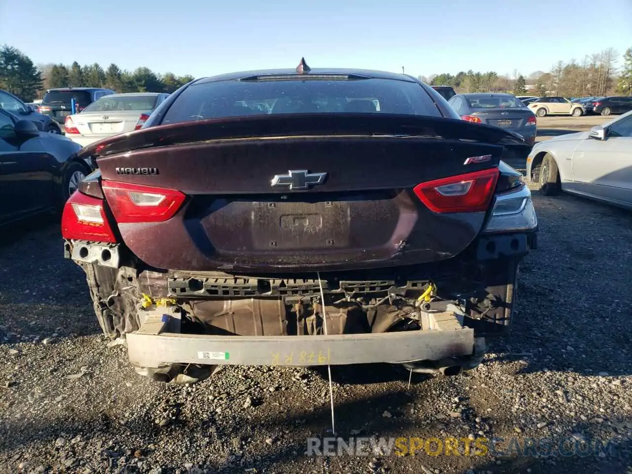 6 Photograph of a damaged car 1G1ZG5ST7LF119570 CHEVROLET MALIBU 2020