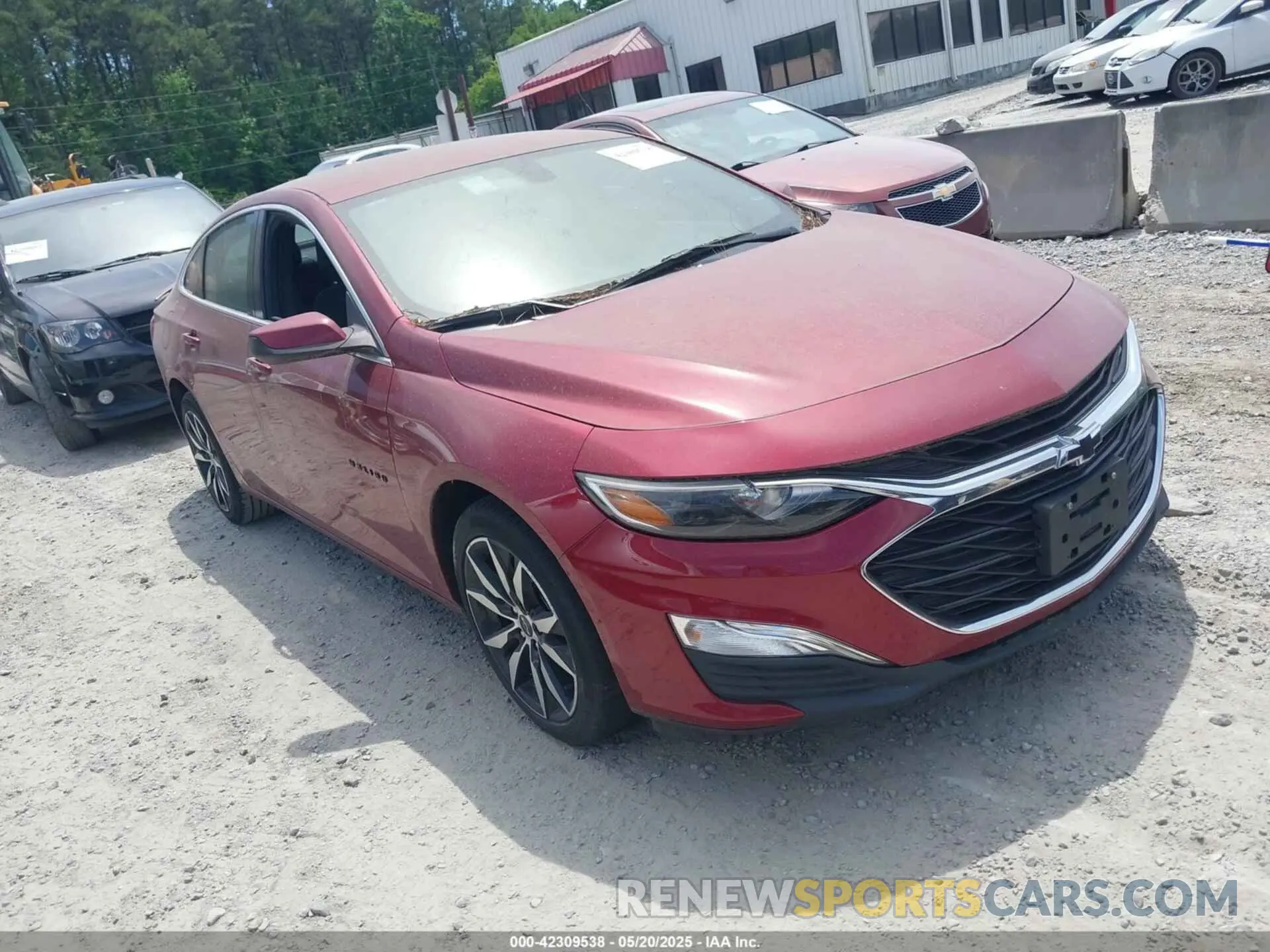 1 Photograph of a damaged car 1G1ZG5ST7LF133825 CHEVROLET MALIBU 2020