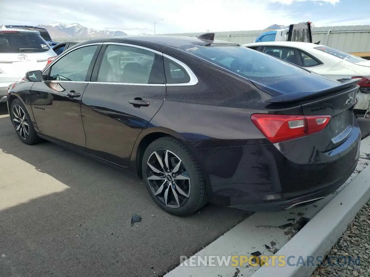 2 Photograph of a damaged car 1G1ZG5ST7LF150155 CHEVROLET MALIBU 2020