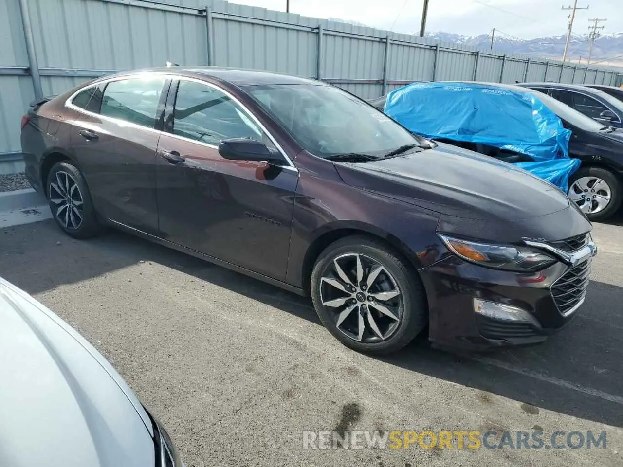 4 Photograph of a damaged car 1G1ZG5ST7LF150155 CHEVROLET MALIBU 2020