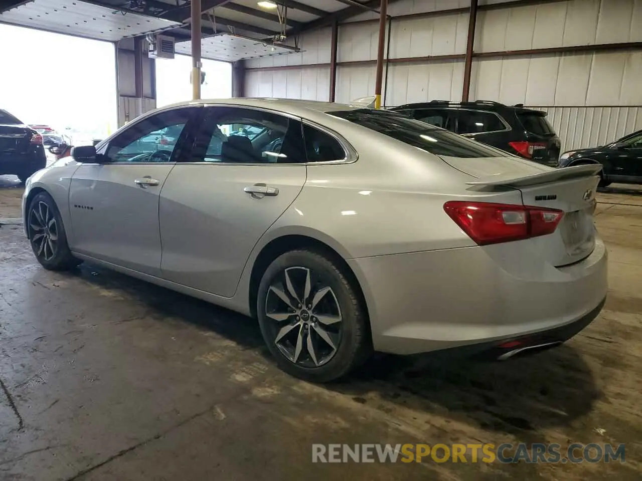 2 Photograph of a damaged car 1G1ZG5ST7LF156053 CHEVROLET MALIBU 2020