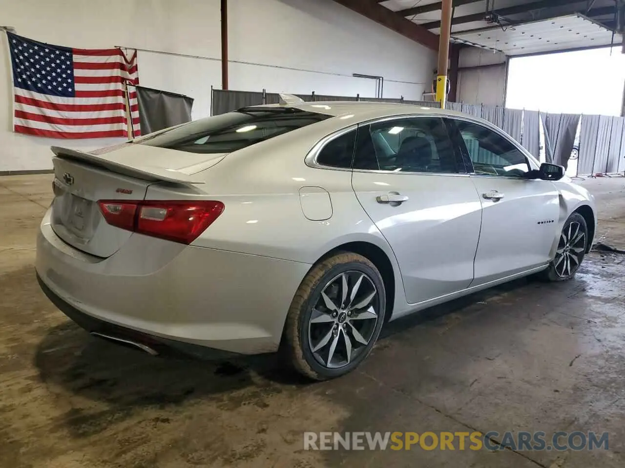 3 Photograph of a damaged car 1G1ZG5ST7LF156053 CHEVROLET MALIBU 2020